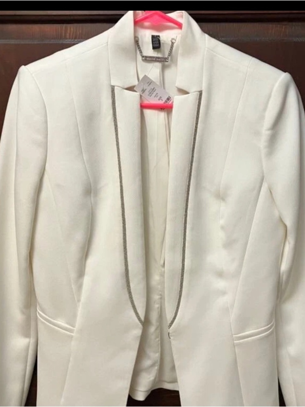 NWT White House Black Market Ballchain Blazer Jacket Sz 2 XS Extra Small